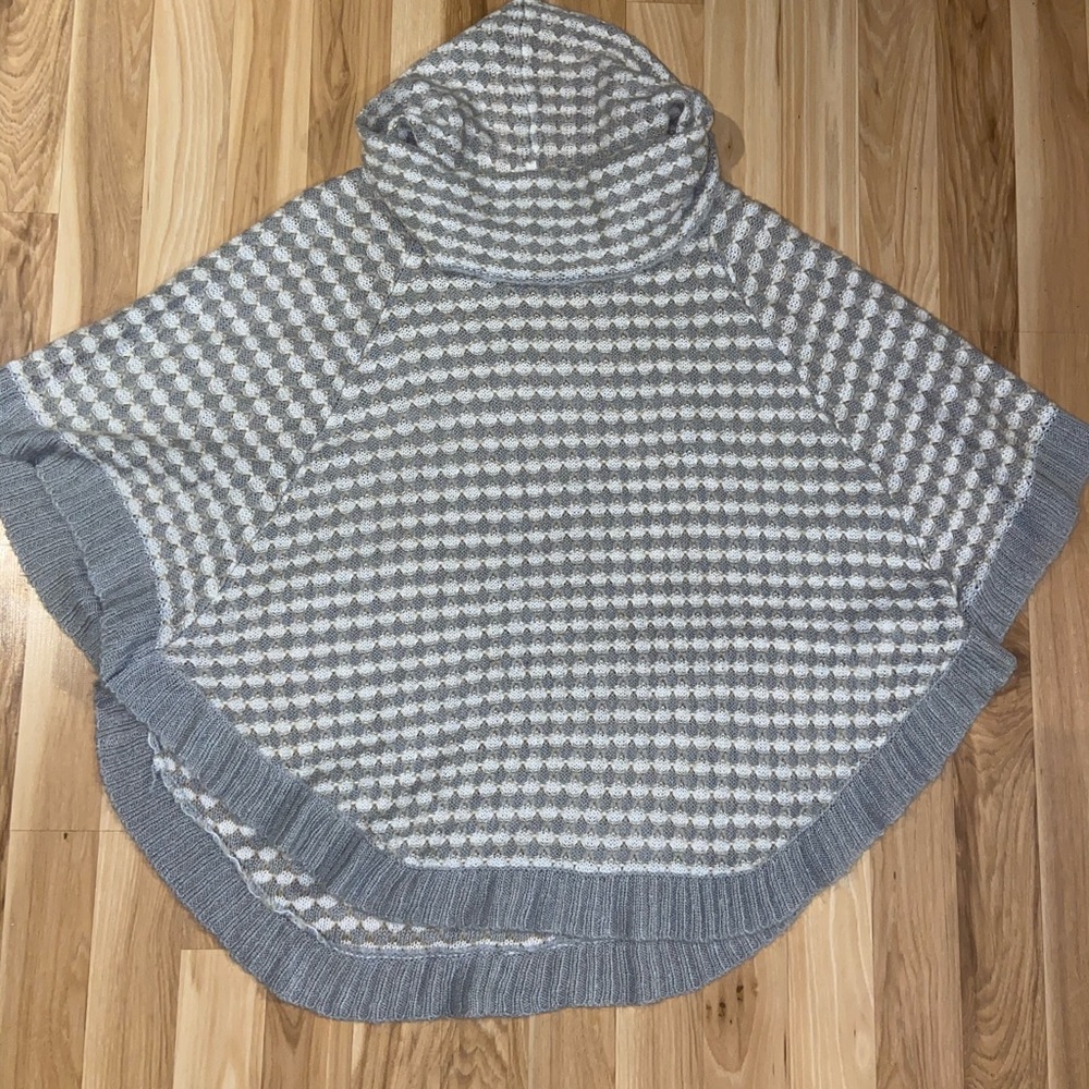 Knitted Poncho Sweater